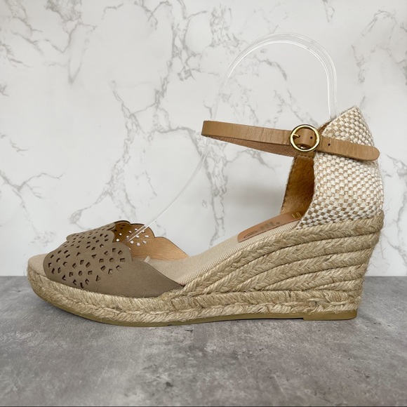 kanna Shoes Kanna Nude Wedge Espadrille Poshmark